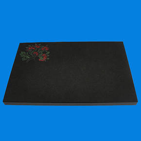 Polished Black Granite Plaque